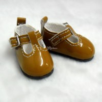 Yo-SD BJD Doll Maryjane School Shoes Brown SHU050LBN